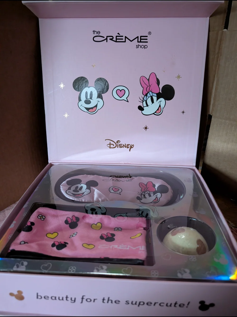 Disney Kids Pink Minnie & Mickey Beauty Set